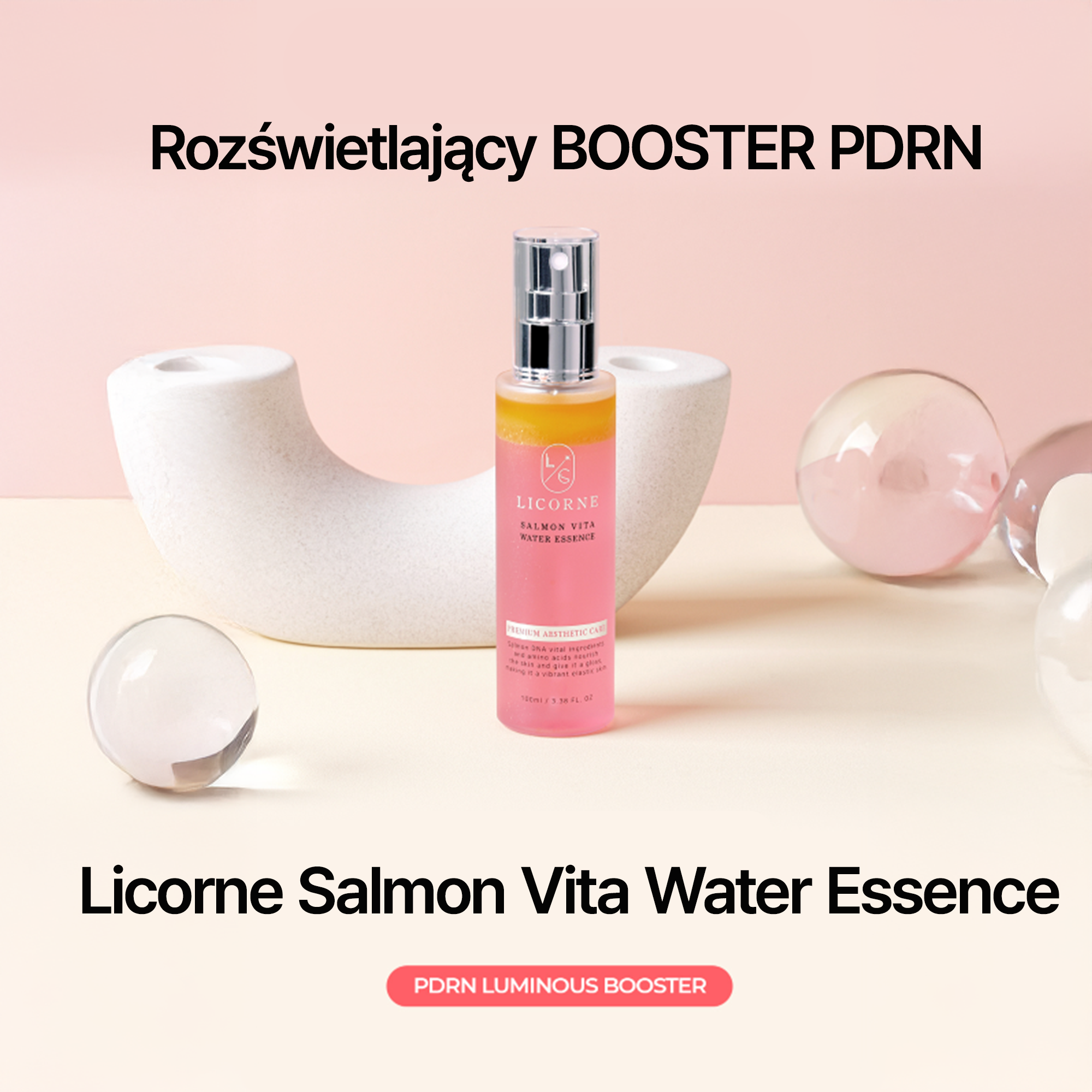 LICORNE Salmon Vita Water Essence 100ml I PDRN Ponownie dostępne
