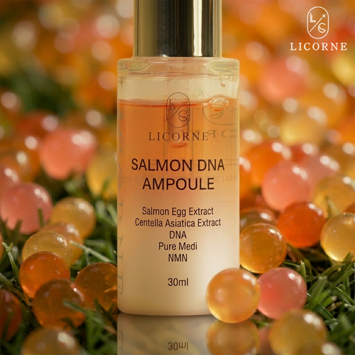 LICORNE Salmon DNA Ampoule 30ml I NMN, Ampułka z DNA łososia PDRN - Aura3AM
