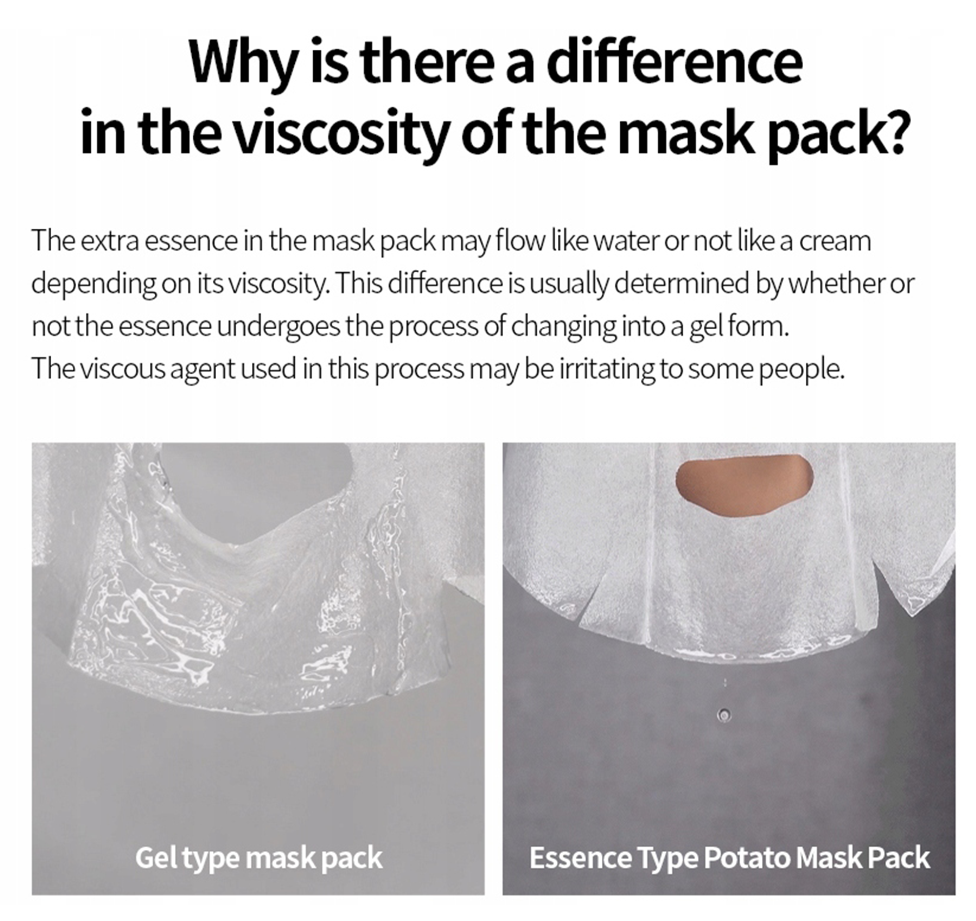 1CHOPICK Potato Facial Mask 5szt I Od Korei po Polskę — piękno napędzane ziemniakiem