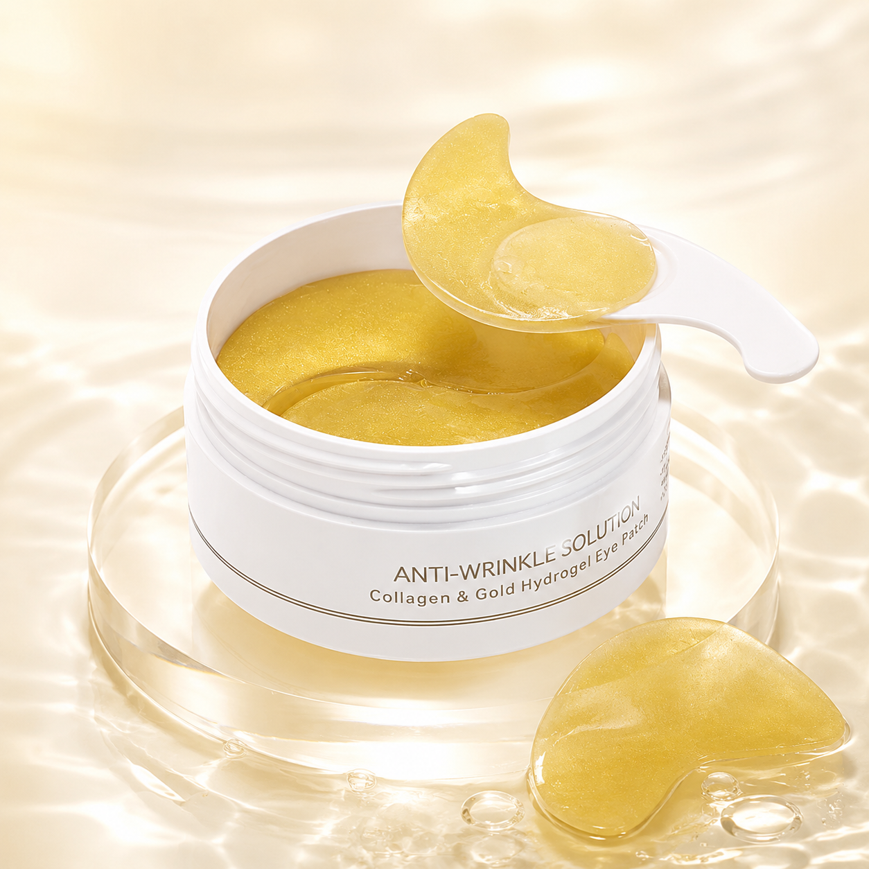 BEAUUGREEN Collagen & Gold Hydrogel Eye Patch 60szt | Złote płatki hydrożelowe wygładzające