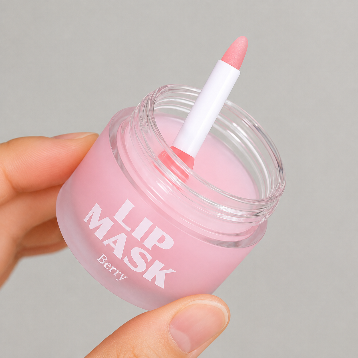 Maska do Ust na Noc [Berry] (20g) – Odżywcza Całonocna Pielęgnacja z Szpatułką