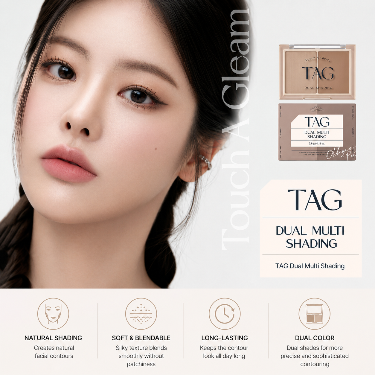 TAG dual multi shading 02 mono cool I Naturalny Kontur dla Chłodnych Tonów Skóry