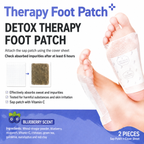 Therapy Foot Patch Blueberry 4gx2 I Wspomaga spokojny sen i pomaga zmniejszyć uczucie zmęczenia