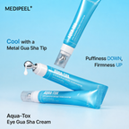 MEDI-PEEL Aqua Tox Eye Guasha Cream 20ml | chłodzącą końcówką do masażu