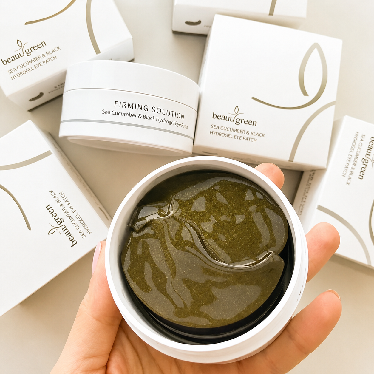 BEAUUGREEN Sea cucumber & Black Hydrogel Eye patch