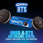 OREO × BTS Limited Edition White Creme Cookies 100g | Koreańska edycja limitowana