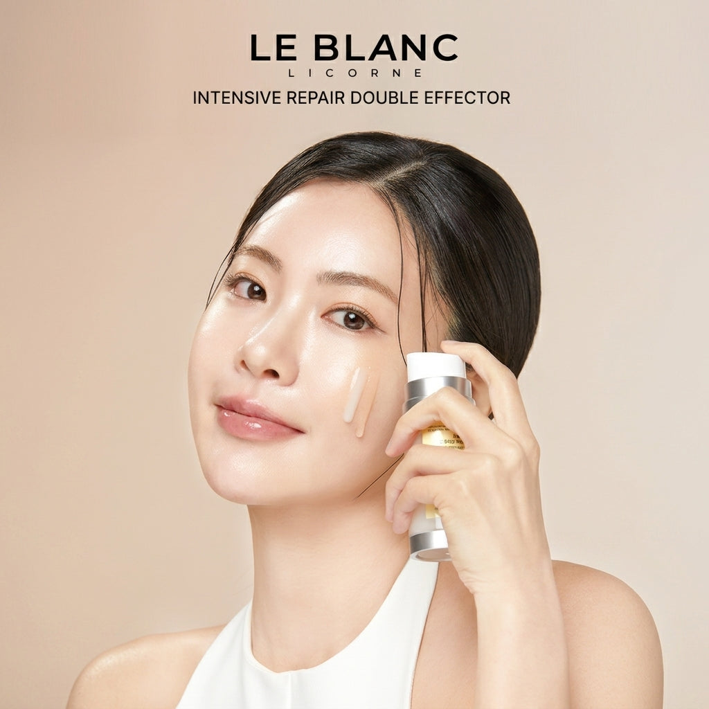 LEBLANC LICORNE Intensive Repair Double Effector 30ml I Dwufazowa ampułka naprawcza – intensywna regeneracja i efekt glow