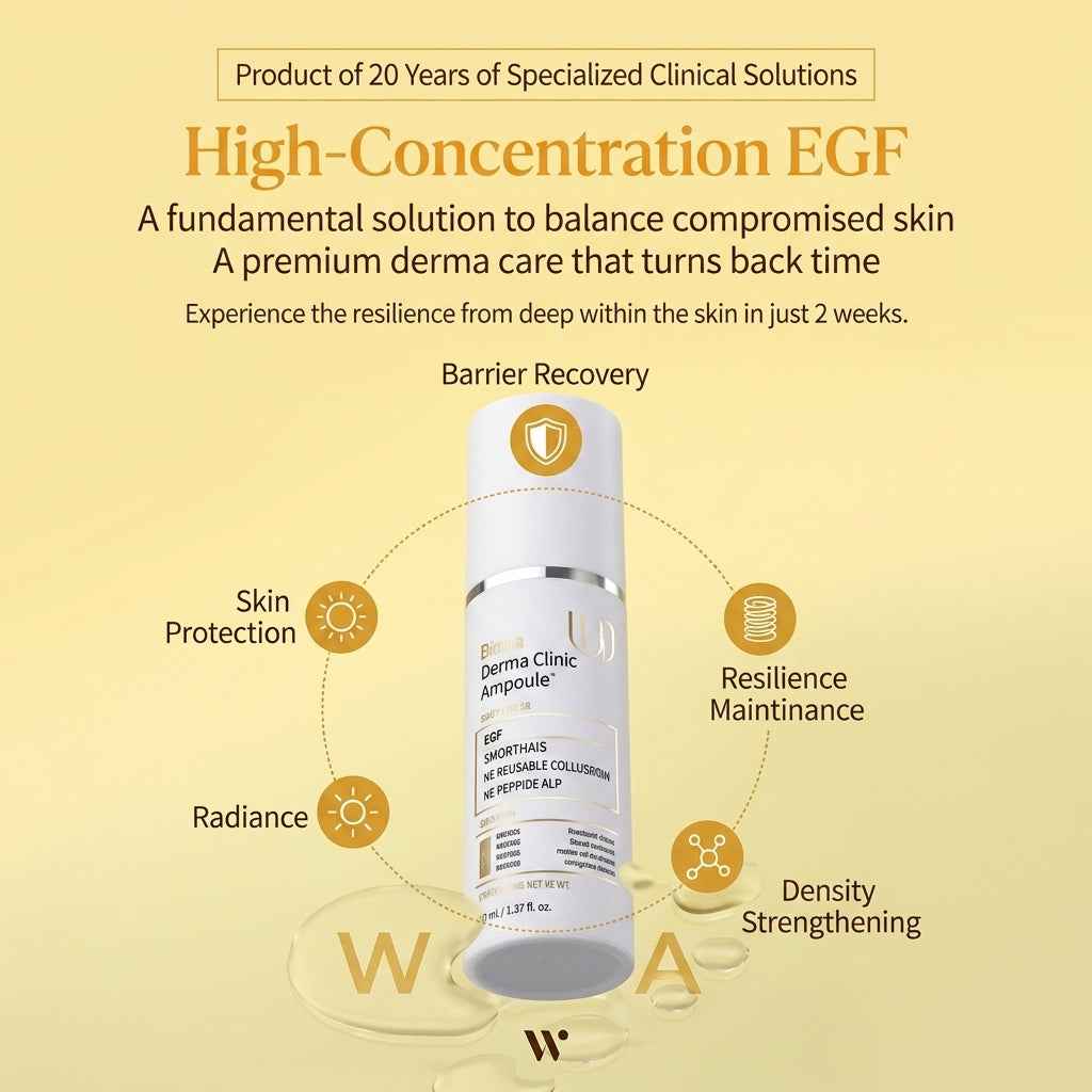 WJ EGFon Ampoule 30ml – Stworzone przez Wiodącą Koreańską Klinikę Chirurgii Plastycznej