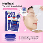 MEDIHEAL N.M.F Ampoule Mask 1szt (27mlx1szt) — Maska w płachcie z kompleksem N.M.F since 1969