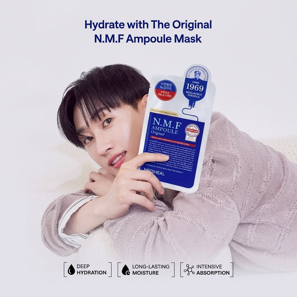 MEDIHEAL N.M.F Ampoule Mask 1szt (27mlx1szt) — Maska w płachcie z kompleksem N.M.F since 1969
