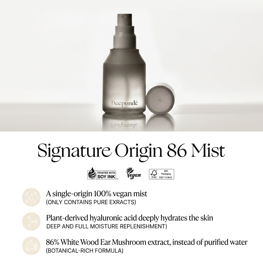 Deepondé Signature Origin Mist 50ml I  Bezwodna Mgiełka-Tonik z Trzęsakiem