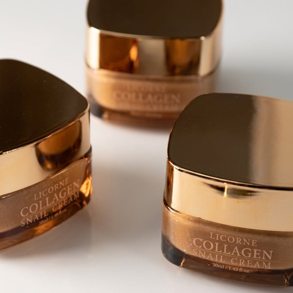 LICORNE Collagen Snail Krem 50ml I Przeciwstarzeniowy krem do twarzy z kolagenem i śluzem ślimaka