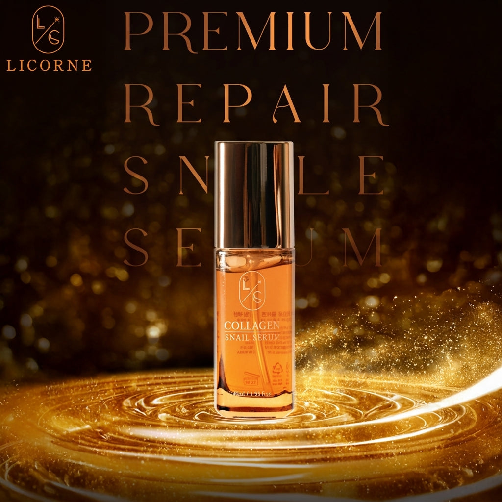LICORNE Collagen Snail Serum 40ml I Esencja ze ślimaka, Idealne połączenie