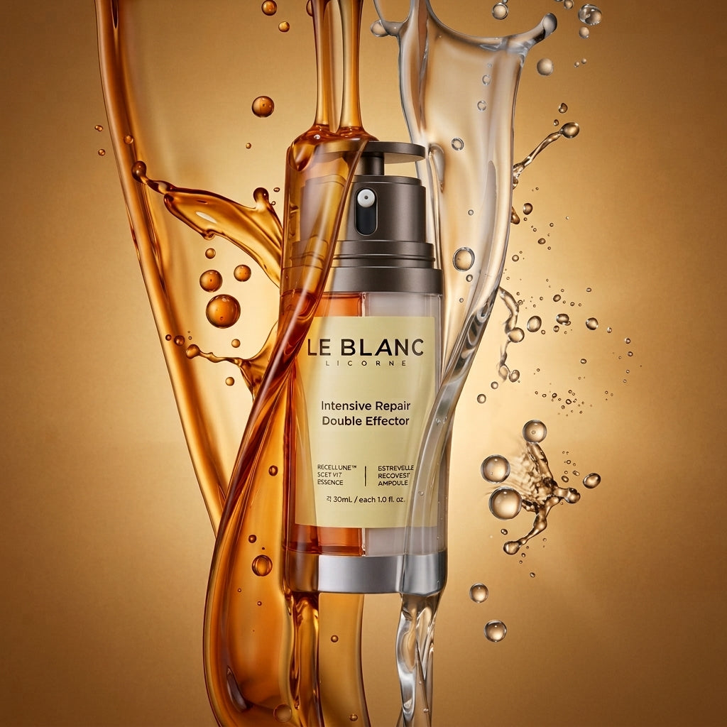 LEBLANC LICORNE Intensive Repair Double Effector 30ml I Dwufazowa ampułka naprawcza – intensywna regeneracja i efekt glow