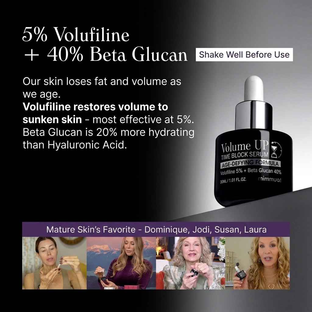 Mimmua! Volume UP Time Block Serum 30ml I 5% Volufiline + 40% Beta Glucan Complex