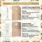 1CHOPICK Potato Deep Cream I 3 ziemniaki, Powoli przetworzone dla Twojej skóry