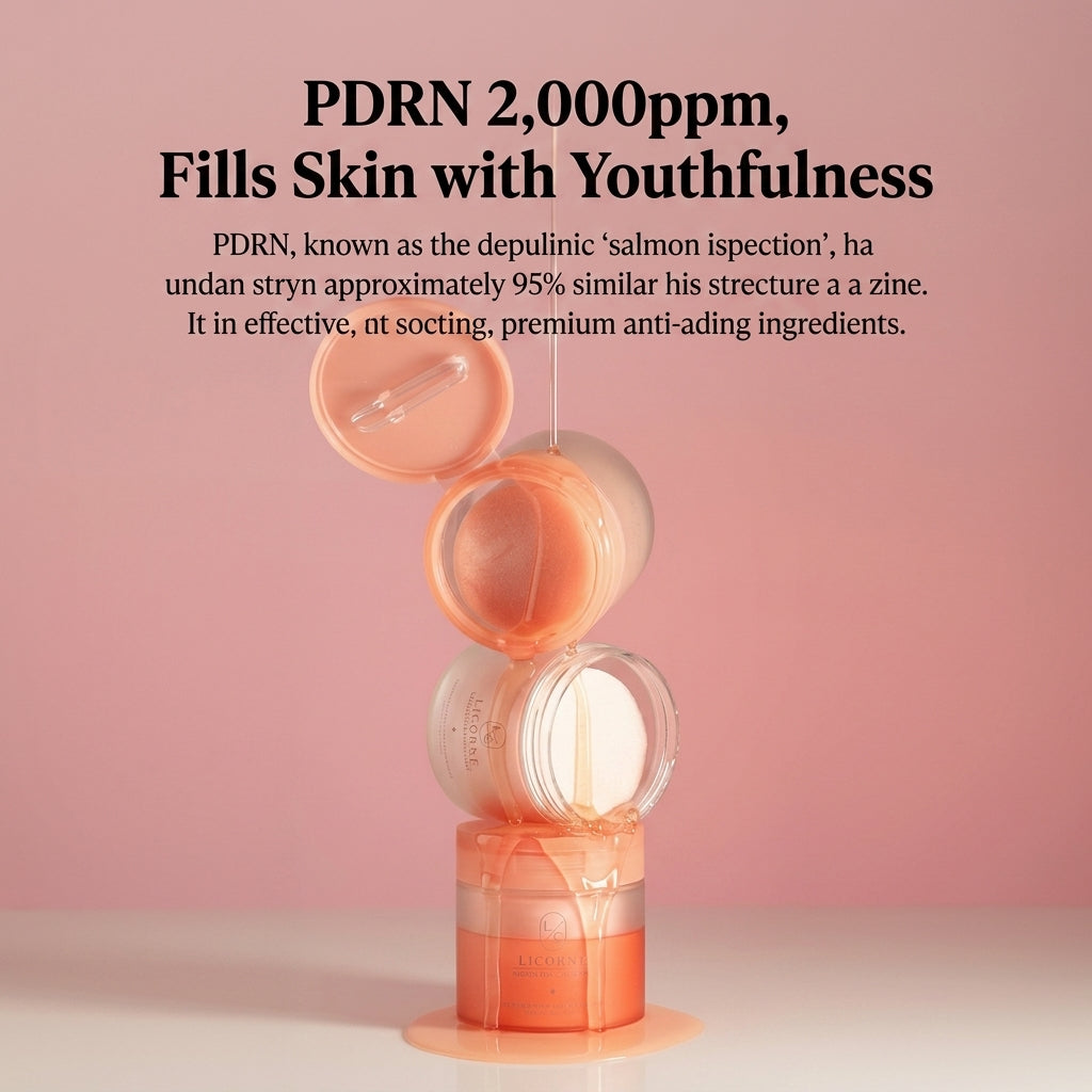 LICORNE Salmon DNA Toning Pad INajlepszy Toner Pad – Różowy Łosoś PDRN dla Efektu Glass Skin