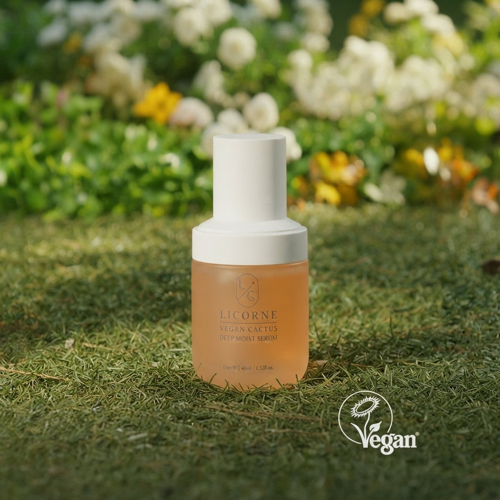 LICORNE Vegan Cactus Deep Moist Serum | Wegańskie Serum Nawilżające z Ceramidami