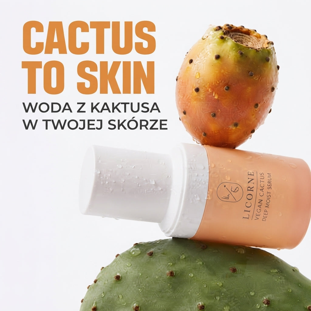 LICORNE Vegan Cactus Deep Moist Serum | Wegańskie Serum Nawilżające z Ceramidami