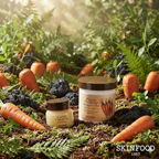 SKINFOOD Carrot Carotene Calming Water Pad (60szt) I Ekstrakt z Korzenia Marchwi (15%)
