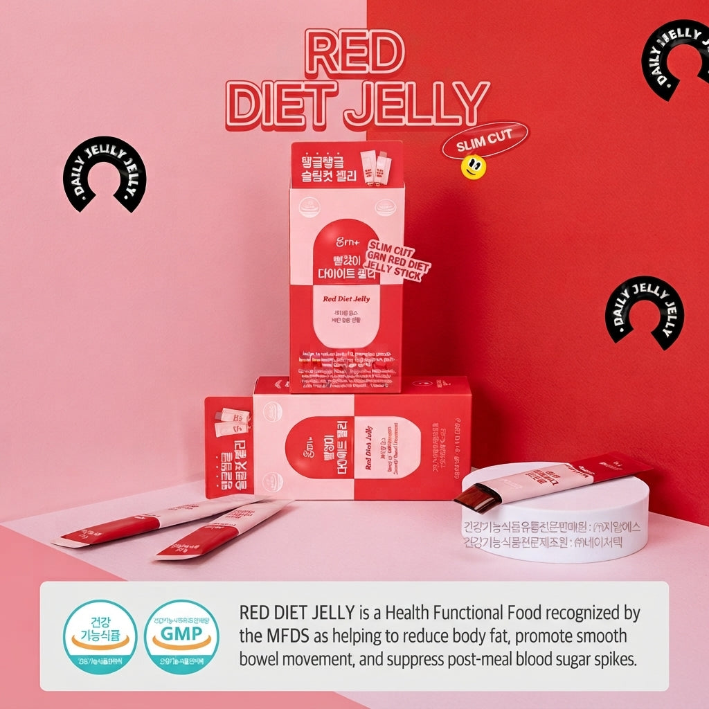 GRN+ Red Diet Jelly (20gx14szt) I Funkcjonalnych Produktach Dietetycznych