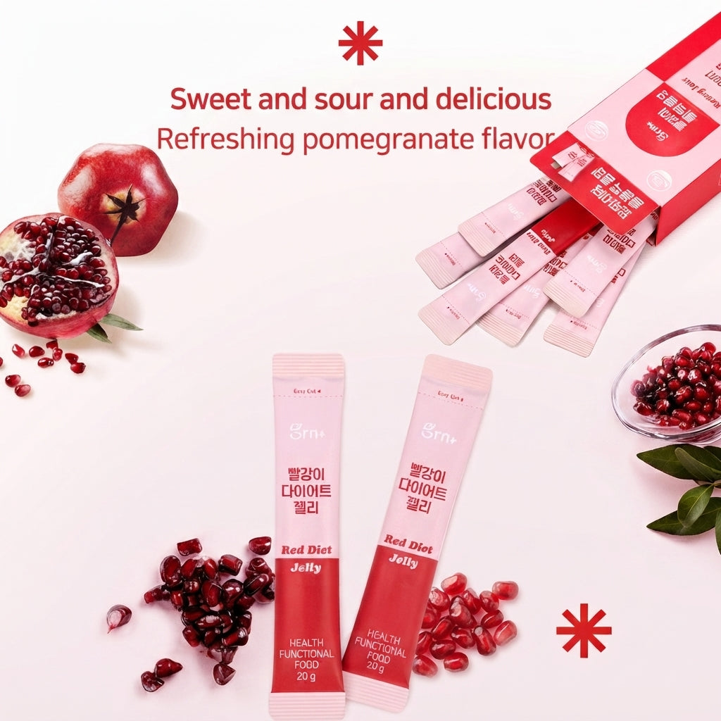 GRN+ Red Diet Jelly (20gx14szt) I Funkcjonalnych Produktach Dietetycznych