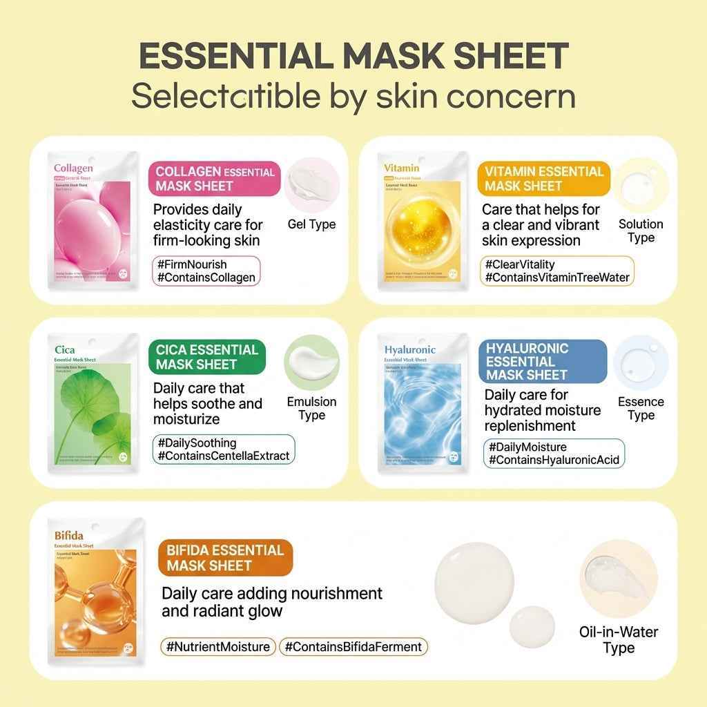 Olive Farm Essential Mask Sheet 23g I Vitamin