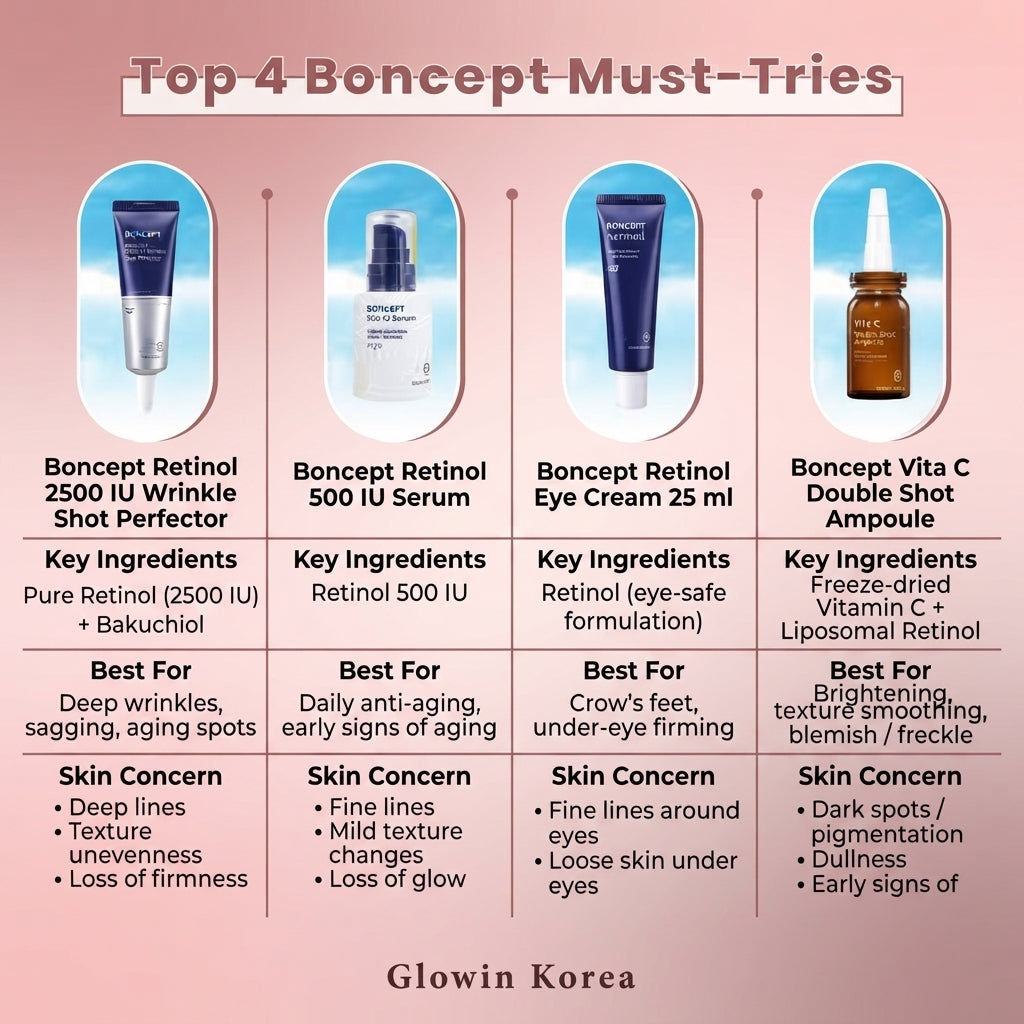 Boncept Retinol Eye Cream 25ml I Codzienna pielęgnacja gładszej i jędrniejszej okolicy oczu