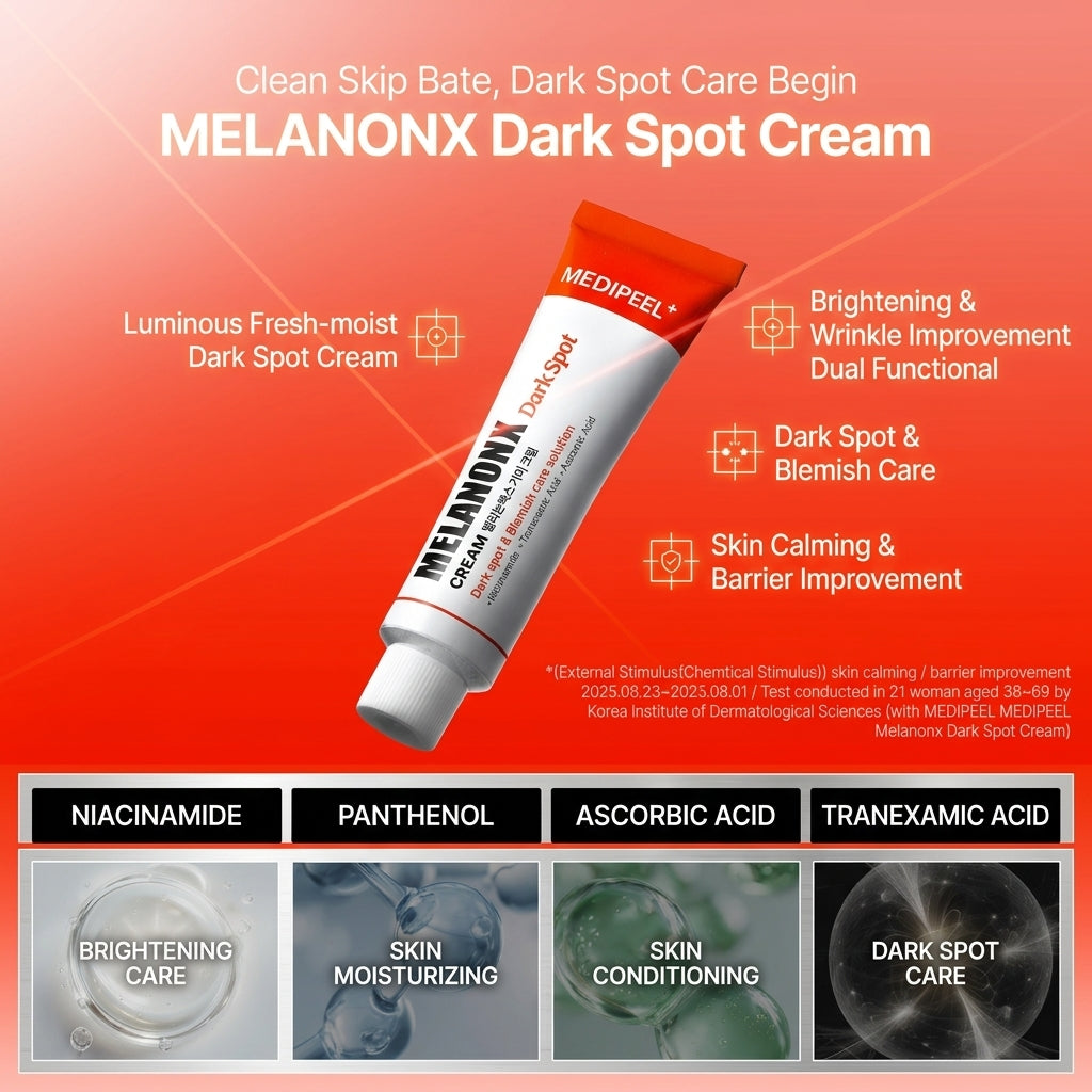 MEDIPEEL Melanonx Dark Spot Gel(15ml) Blemish I Intensywnie rozjaśniający krem na przebarwienia