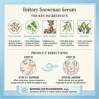 Britory Snowman Serum GLASS SKIN 35ml I Sprawię, że Twoja skóra będzie przesłodka