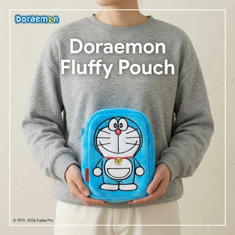 💙 Doraemon Pluszowa Saszetka – Uroczy Towarzysz na Każdy Dzień! - Aura3AM