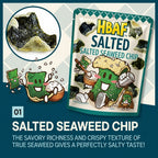 HBAF Salted Seaweed Gim Snack 40g I chrupiące algi, naturalny błonnik, czysta przyjemność