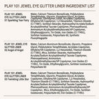 Play 101 Jewel Eye Glitter Liner 2.5g no.03 Twinkle Little Star I Eyeliner z drobinkami brokatu