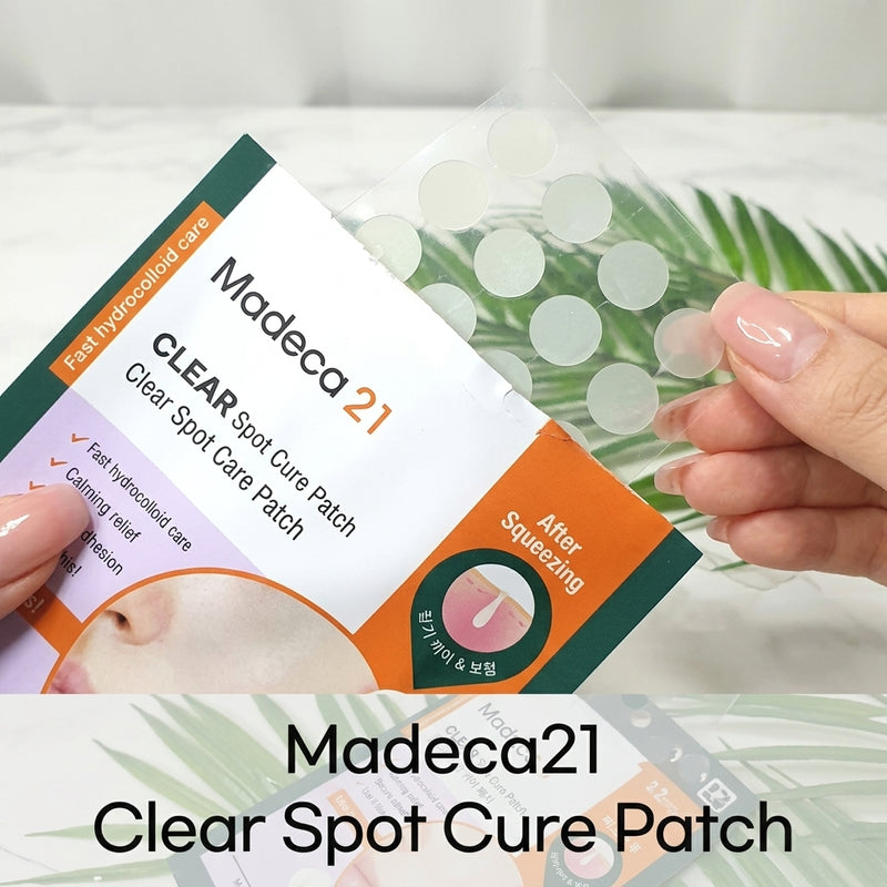 Madeca21 Relief Spot Care Patch (68szt) I Odpowiednie do stosowania przed wyciskaniem niedoskonałości - Aura3AM