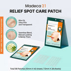 Madeca21 Relief Spot Care Patch (68szt) I Odpowiednie do stosowania przed wyciskaniem niedoskonałości