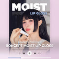 Boncept Moist Lip Gloss 01.Clear Coatng I niewymazujący się efekt błysku