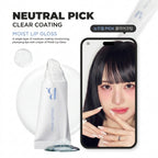 Boncept Moist Lip Gloss 01.Clear Coatng I niewymazujący się efekt błysku