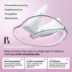Boncept Moist Lip Gloss 01.Clear Coatng I niewymazujący się efekt błysku