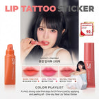 BONCEPT Lip Tattoo Sticker 02 Pink Ticker I Długotrwały efekt koloryzacji ust