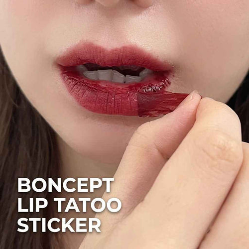 BONCEPT Lip Tattoo Sticker 01 Salmon Ticker I Długotrwały efekt koloryzacji ust - Aura3AM
