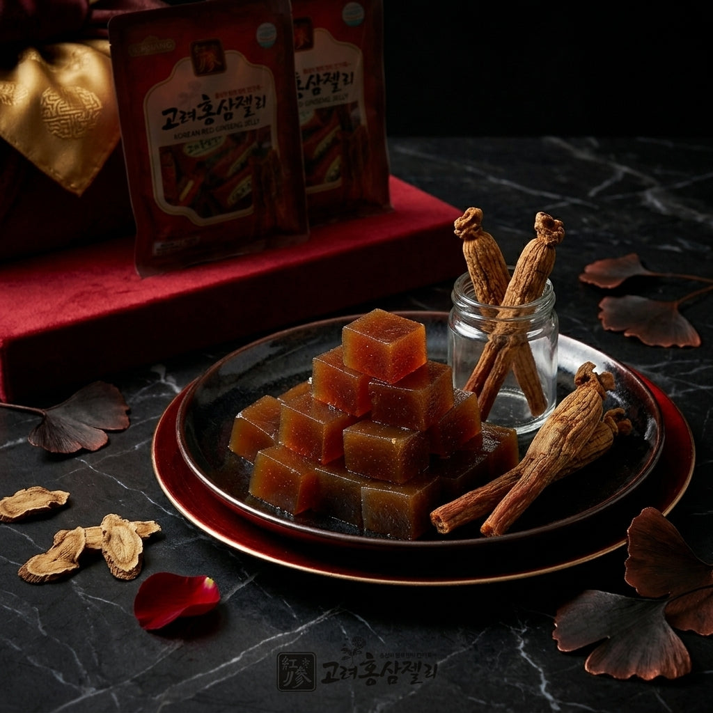 Korean Red Ginseng Jelly 280g I Bogaty Smak Koreańskiego Czerwonego Żeń-Szenia w Każdym Kęsie