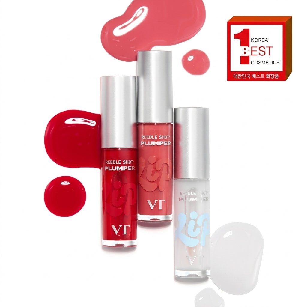 VT Reedle Shot Lip Plumper 02 Pure Red 4ml I Błyszczące, gładkie wykończenie