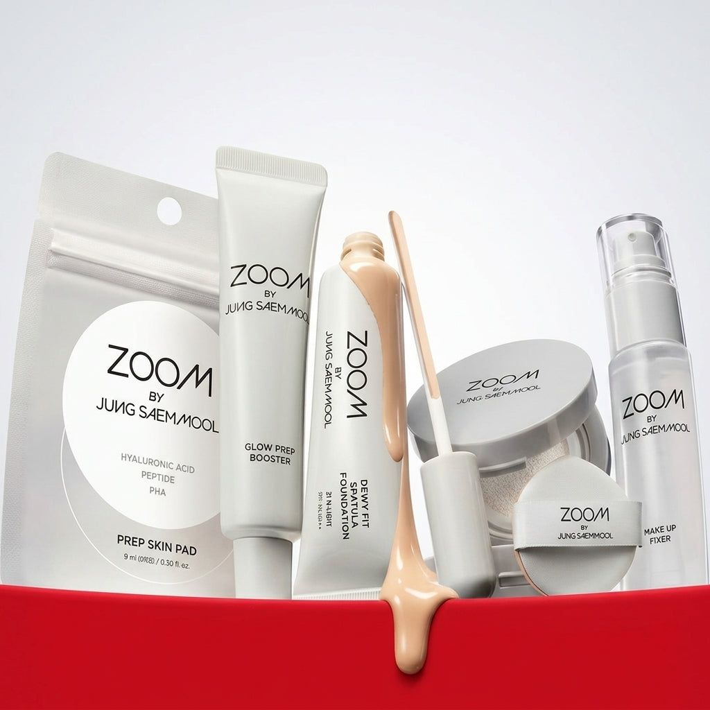ZOOM by JUNGSAEMMOOL Glossy Up Cushion 4g | Mini Cushion z Efektem Glow