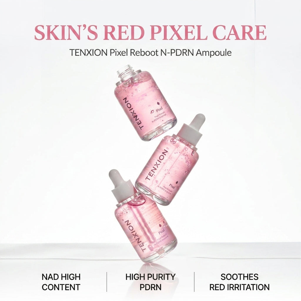 TENXION Pixel Reboot N-PDRN Ampoule 40ml I Wzbogacona o NAD+