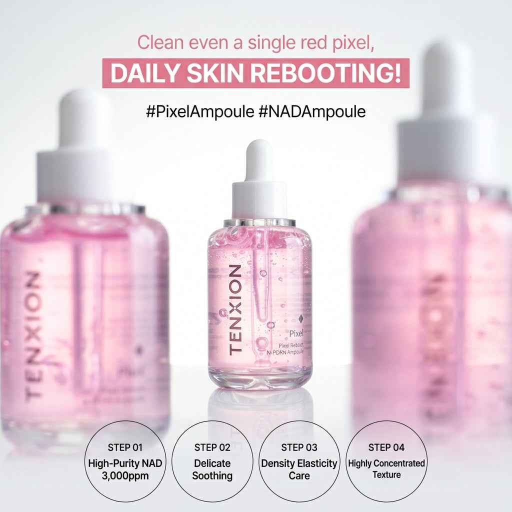TENXION Pixel Reboot N-PDRN Ampoule 40ml I Wzbogacona o NAD+ (Copy)