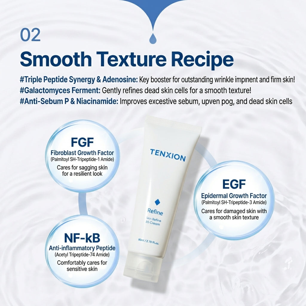 TENXION Skin Refine B5 Cream 80ml I Dla Skóra tłusta