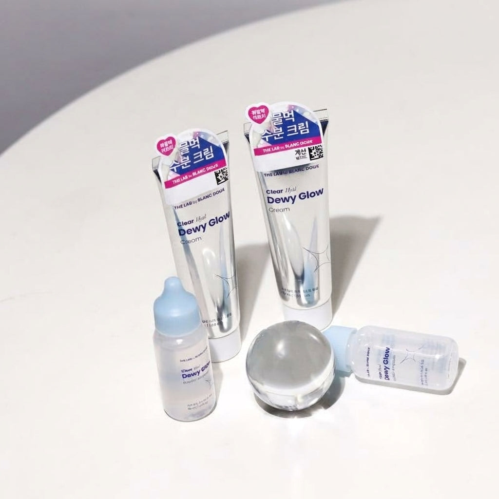 THE LAB by blanc doux Clear Hyal Glow Cream 50 ml | Krem Nawilżający Efekt Mokrej, Promiennej Skóry