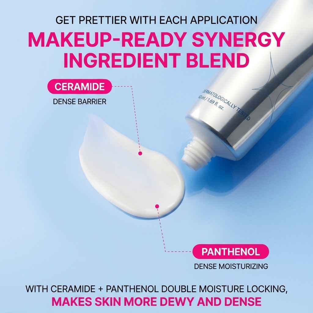 THE LAB by blanc doux Clear Hyal Glow Cream 50 ml | Krem Nawilżający Efekt Mokrej, Promiennej Skóry