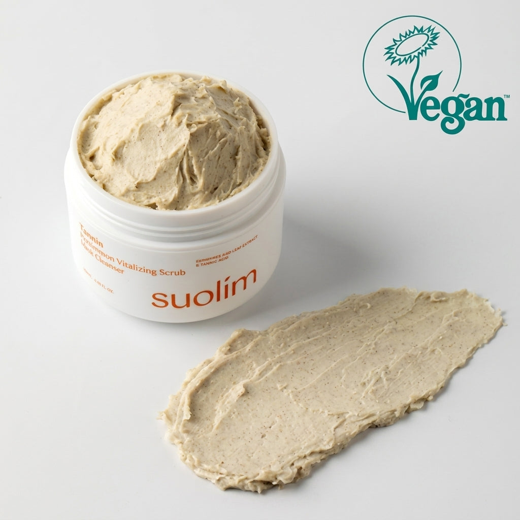SUOLIM Tannin Persimmon Vitalizing Scrub Pack Cleanser I Efekt chłodzący