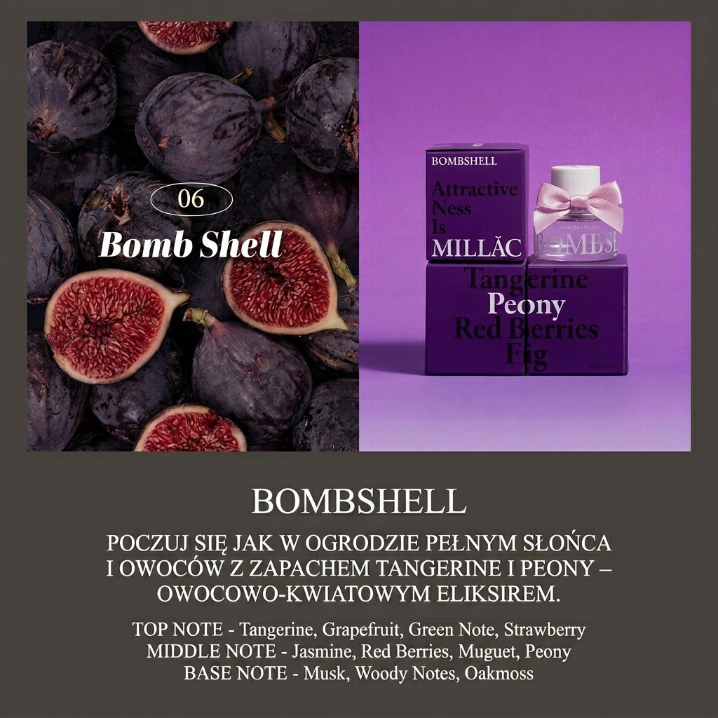 MILLAC Probiotics Intimate Perfume I 06.Bombshell +24h Wegański Olejek Zapachowy
